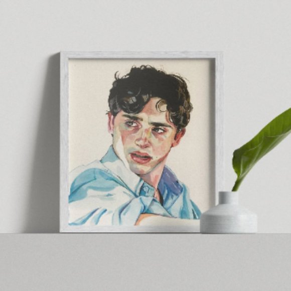 Elio Perlman Portrait from the film 'Call Me By Your Name" - Picture 3 of 3